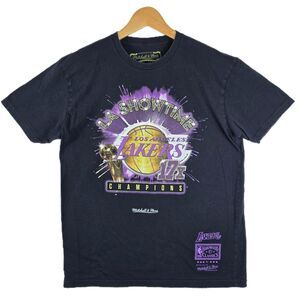 Mitchell & Ness Los Angeles Lakers Showtime 17 X Champions Mens Shirt Size Large